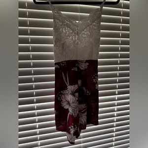 SHEIN Romper - Size LARGE - Fits like S/M - WHITE & RED